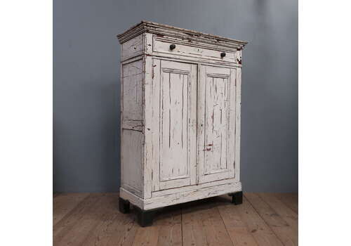 19th C Cupboard In Original Paint