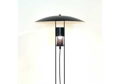 Danish Vintage Postmodern Horn Design 1980s Floorlamp Type 899 In Slim, Scandinavian Modern Style With A Space Age Twist