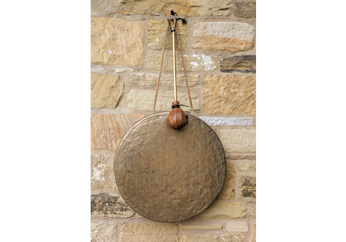 Large Heavy Bronze Gong  Circa 1900