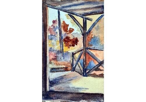 A Ghilliesbarbizon School, View From The Pergola1918