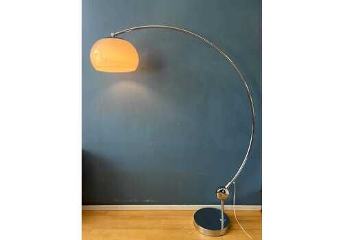 Mid Century Goffredo Reggiani Space Age Arc Floor Lamp