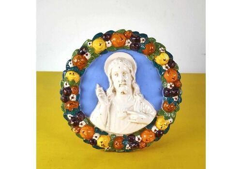 Sacred Heart Of Jesus Ceramic Wall Decoration