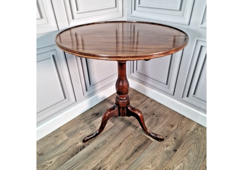 Antique Tilt Top Wooden Folding Hall Occasional Wine Side Window Plant Table