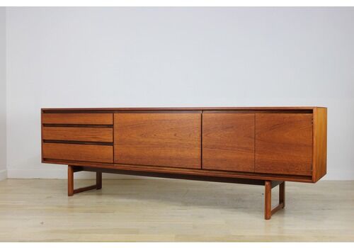Sleek White And Newton Westbourne Teak Sideboard By Phillip Hussey