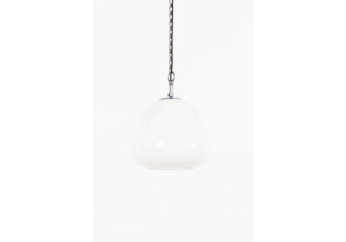 Large Tulip Opaline Glass Pendant Light