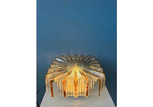 Vintage Herda Flush Mount Glass Ceiling Lamp