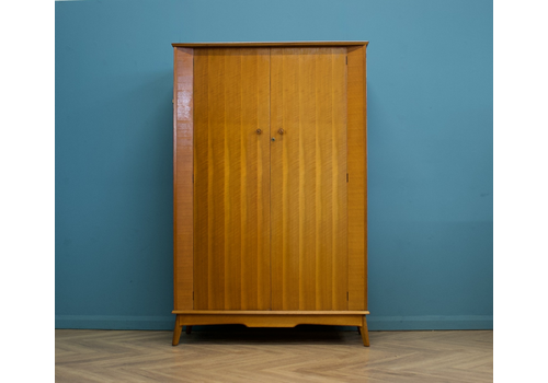 Mid Century Walnut Wardrobe From Alfred Cox, 1950s #1515
