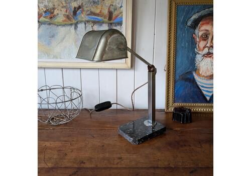 French Antique Desk Lamp, 1800s