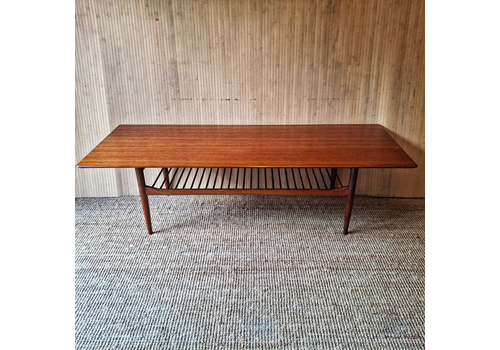 Fab Vintage Danish Kofod Larsen G Plan Teak Long John Coffee Table Magazine Rack
