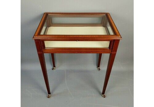 Mahogany Bijouterie Display Table, 1900s