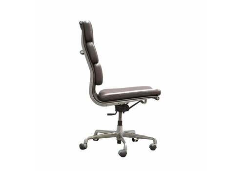 Eames Soft Pad Ea219 Armless High Back Leather Office Chair By Icf