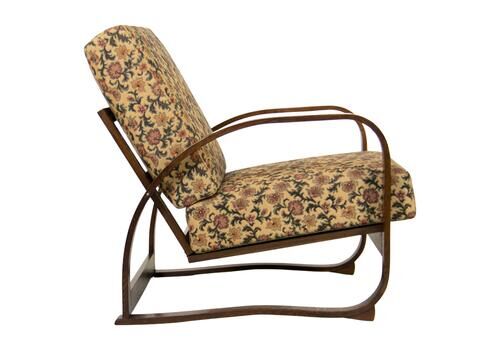 Adjustable Armchair H70 By Jindrich Halabala, 1930s