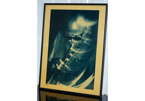 1987 Miles Davis Ltd Edition 60/1000 Virgin First Editions Print By Nick White