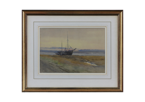 Watercolour By Russell Sidney Reeve. Titled "Evening Calm"