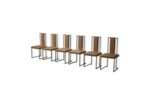 6 Chairs By Renato Zevi, Italy, 1970s