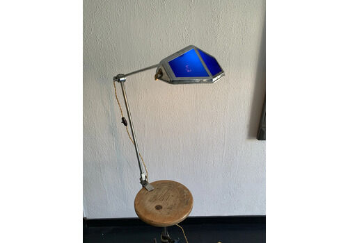 Large Vintage 1920 Pirouett Architect Art Deco Lamp   50 Cm
