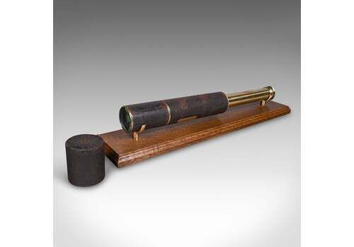 Antique Lord Bury 4 Draw Telescope, English, Terrestrial, Jh Steward, Victorian
