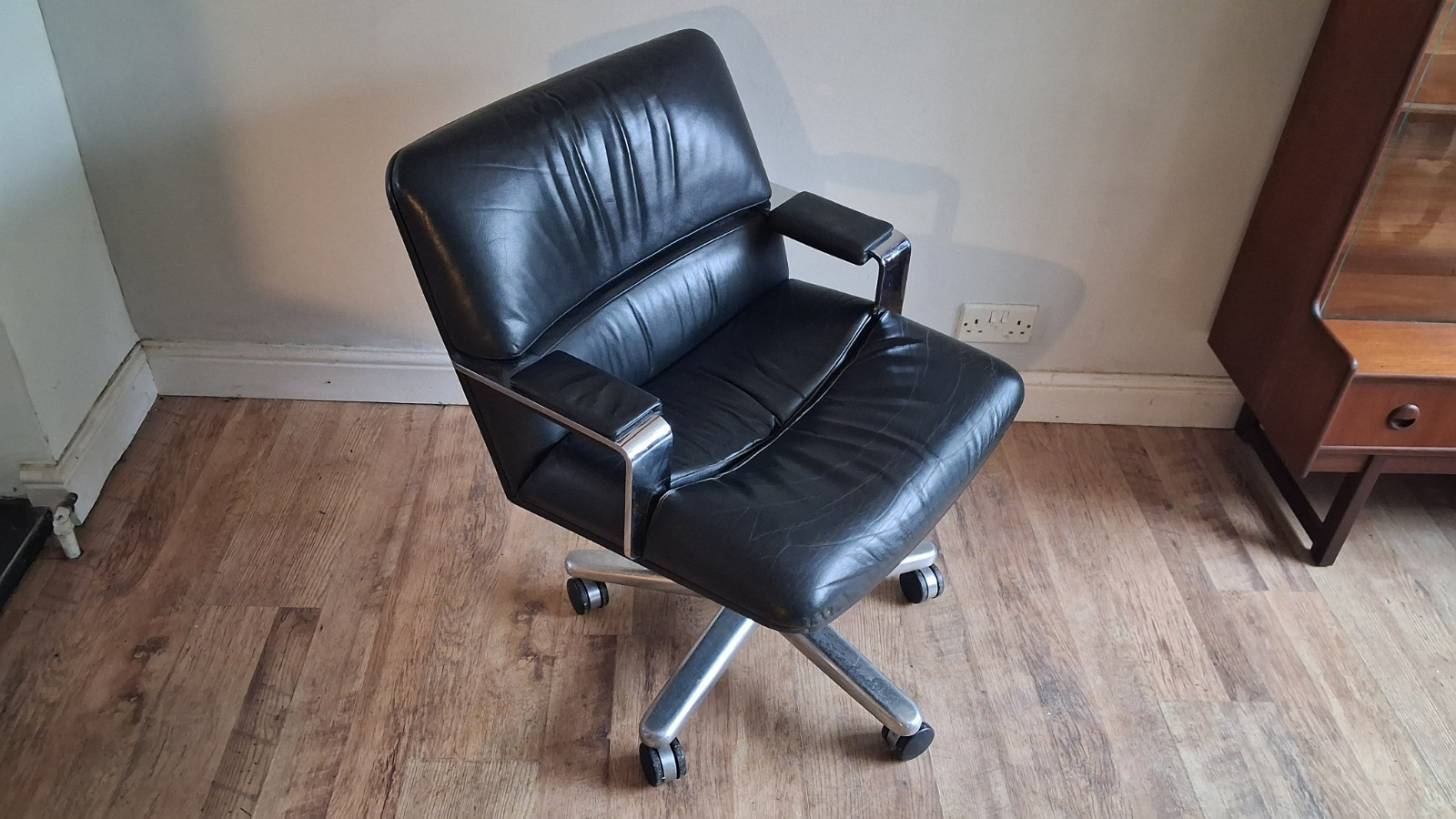 1970s Mario Bellini For Vitra German Executive Leather Office