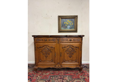 Outstanding Quality Antique French Carved Oak Dresser/Sidebaord Circa 1930