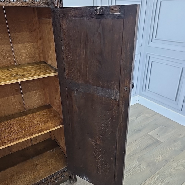 Solid Raud Cupboard Antique Oak Carved Cupboard Solid Wooden Tudor Style Cabinet – Gothic ...