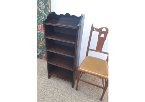 A Solid Oak Arts And Crafts Style Bookcase