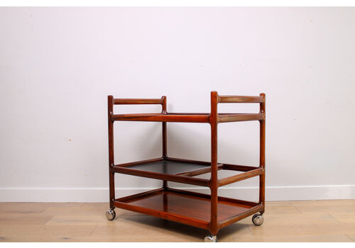 A Vintage Mid Century Johannes Andersen For Cfs Silkeborg Rosewood Drinks Table