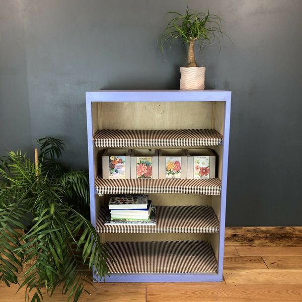 Vintage Kitchen Storage Shelves Shabby Chic Painted Rustic