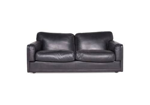 Vintage Sofas Mid Century Sofa Retro Sectionals Vinterior Poltrona Frau Socrate Designer Leather Sofa Black Genuine Two Seater Couch 8640