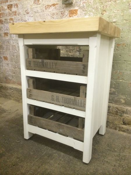 Small Kitchen Island Cupboard Drawers Butchers Block Storage Unit