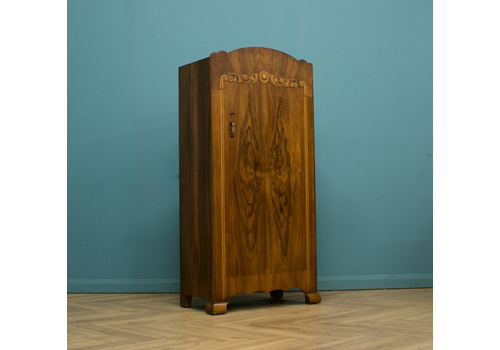 Vintage Oak Compact Compactum, 1930s, #1632