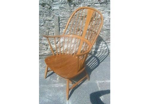 Ercol Windsor Chairs Vintage For Uk Vintage Retro Elm Blonde Ercol Windsor Chairmakers Chair