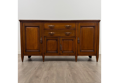 Antique 20th Century Arts And Crafts Oak Sideboard