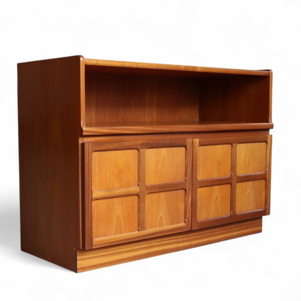 Mid Century Small Teak Nathan Sideboard/ Media Cabinet | Nathan | Vinterior