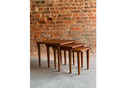 Antique Tables Vintage Table Mid Century For Vinterior Gordon Russel Golden Oak Nest Of Tables Nesting Mi