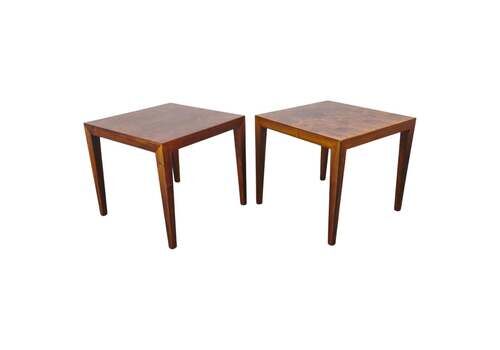 Severin Hansen For Haslev Rosewood Tables, Denmark, 1960s