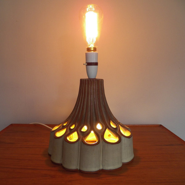 Vintage Pottery Lamp By Shelf Of Halifax Shelf of Halifax Vinterior