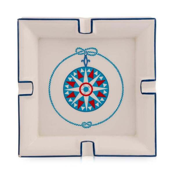 Vintage 20th Century Italian Ceramic Ashtray By Gucci C.1980