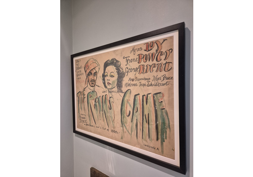 Original And Unique 1939  "The Rains Came" Film Poster Proof Signed And Framed