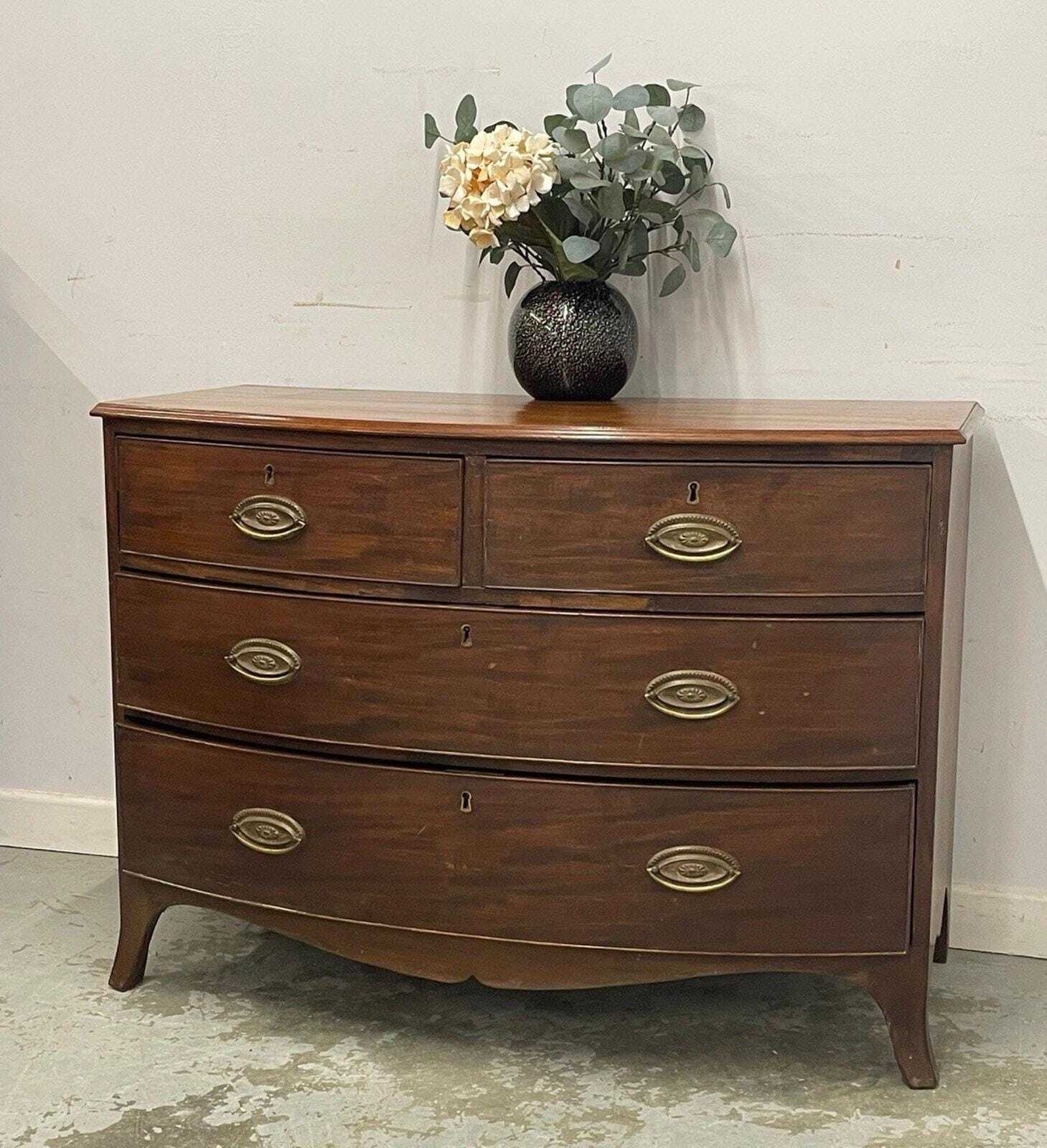 vintage bow front dresser Dixie Dresser with Bow Front