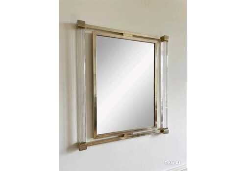 70s French Wall Mirror By Pierre Vandel