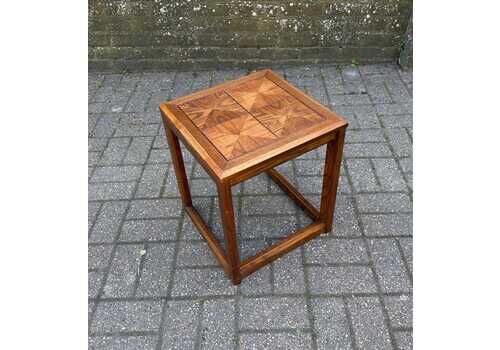 Rare Vintage G Plan Geometric Side Table – Mid Century Modern Danish Style Occasional Table