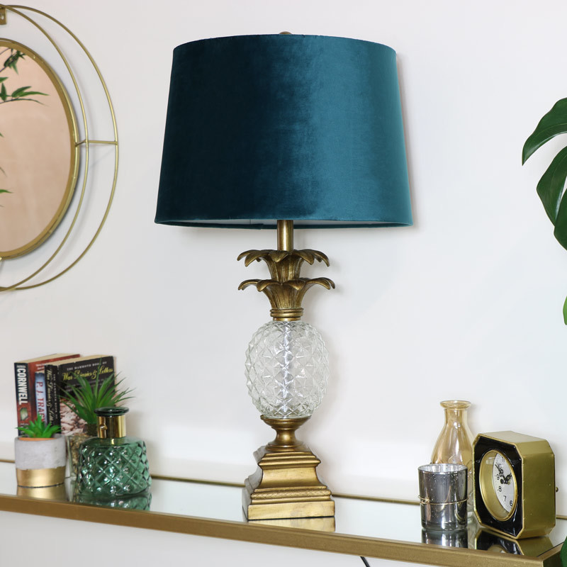 Vintage Glass Pineapple Table Lamp Vintage Glass Pineapple Table Lamp