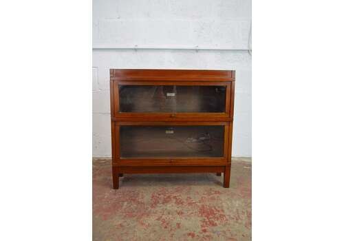 Antique Globe Wernicke Bookcase Two Shelves