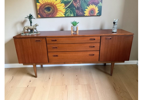 Mid Century Nathan Teak Sideboard Vintage Retro Tv Cabinet Cupboard Compact 1960
