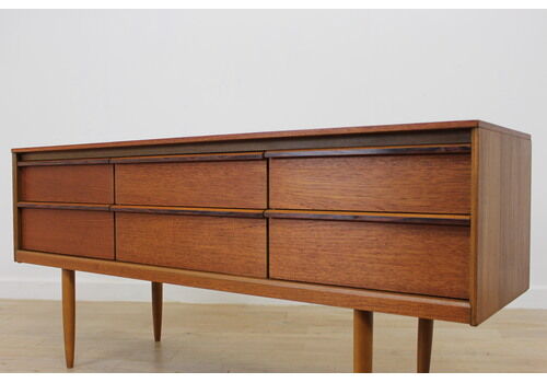 Austinsuite Low 1960’s Teak Chest Of Drawers