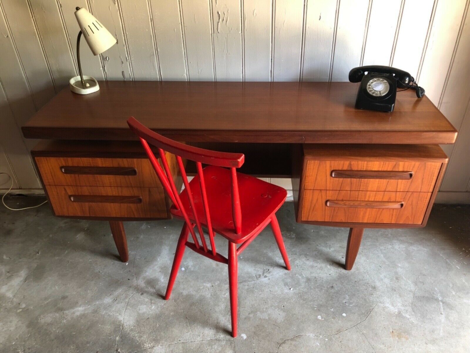 Vintage G Plan Desk Fresco Range Teak Floating Top G Plan