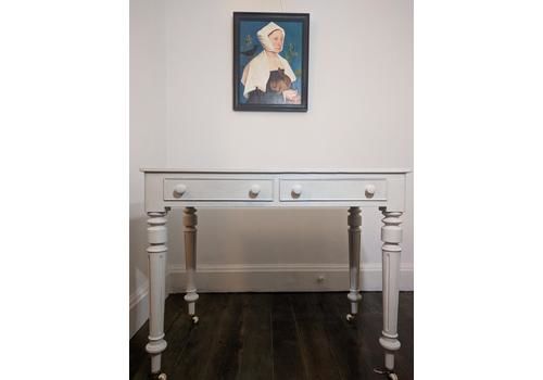 Painted Antique Desk Or Console