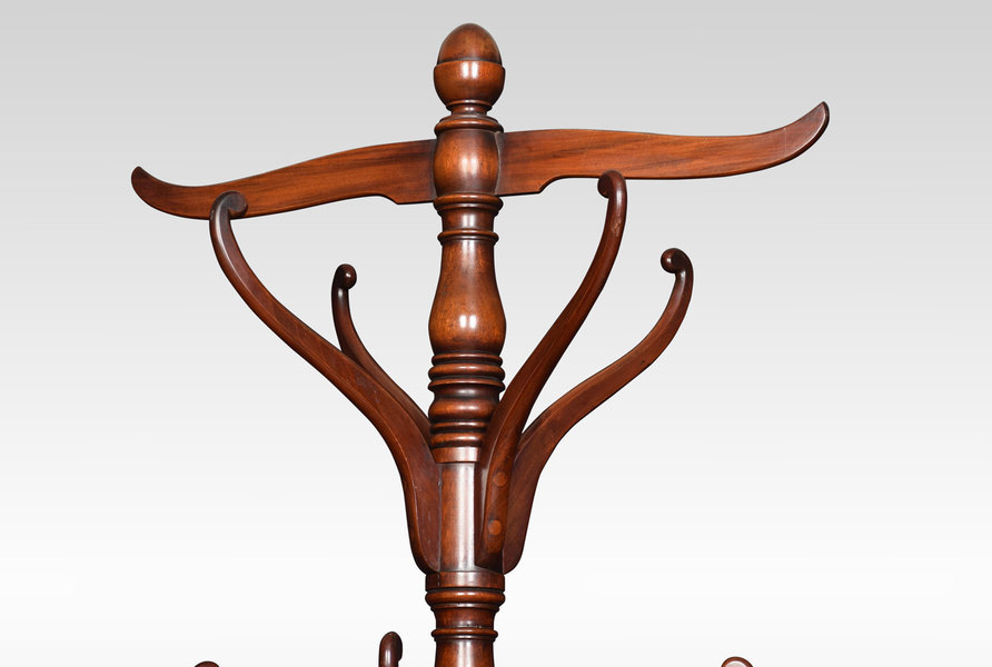 19th Century Mahogany Coat And Umbrella Stand photo Furniture