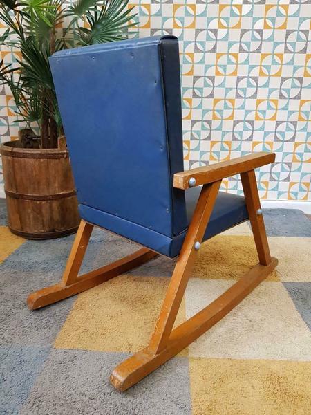 Vintage 1950 S Small Childs Rocking Chair Mid Century Retro Vinterior