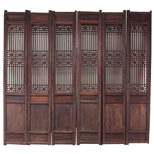 Set Of Six Tall Lattice Panels | Vinterior